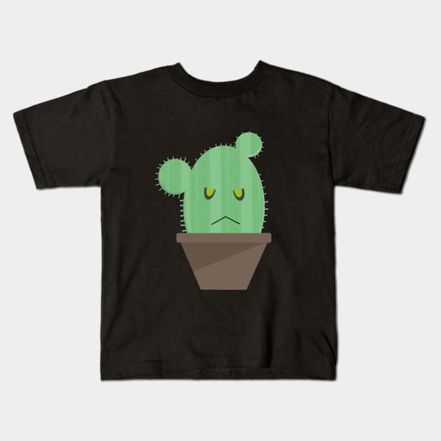 Angry Cactus Kids T-Shirt by ZNEVA